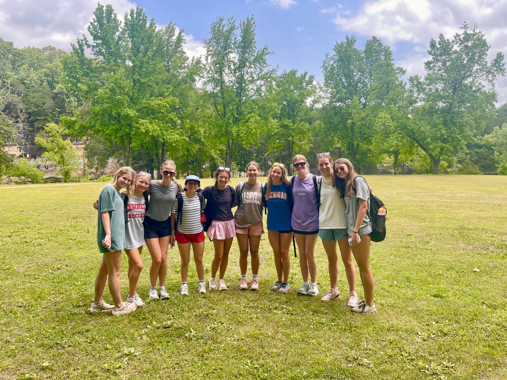 Legacy Christian Academy seniors at Camp SOTO retreat