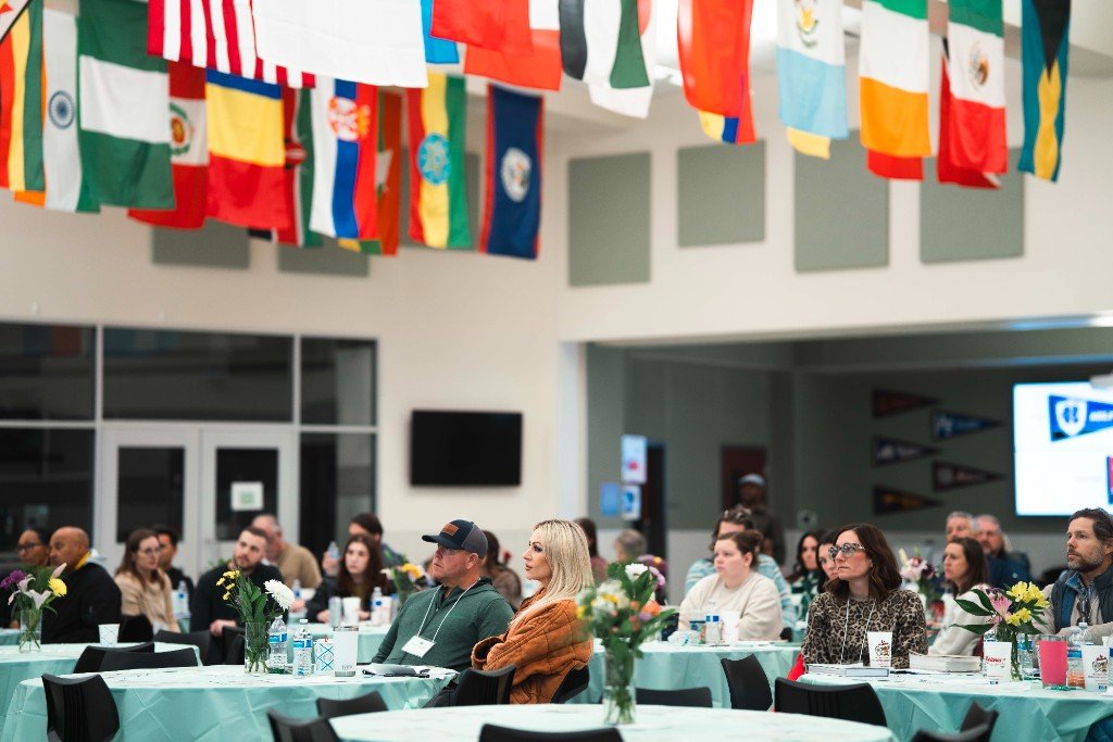 Legacy families gathered for a Family Ministry event